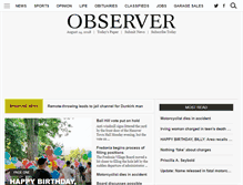Tablet Screenshot of observertoday.com